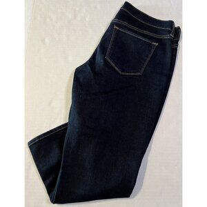 Old Navy Jeans Size 6 The Flirt Women's Cotton Stretch Blue Denim Capri Regular